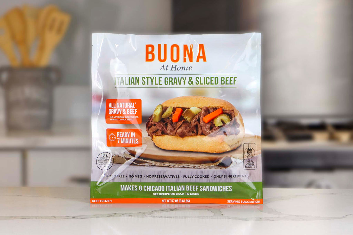 Buona's Chicago Italian Beef And Gravy#N#– Buona Beef