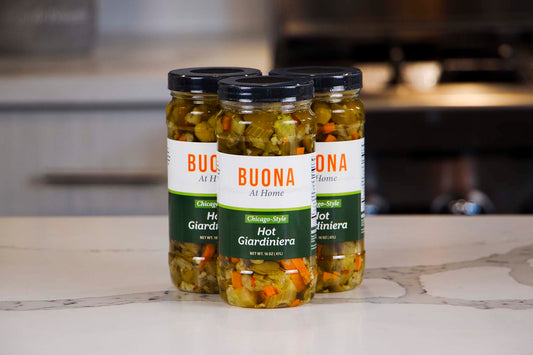 Buona Chicago Hot Giardiniera (3 Pack)