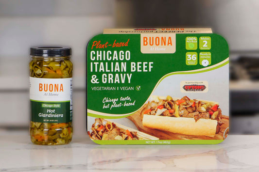Buona Plant-Based Italian Beefless & Hot Giardiniera