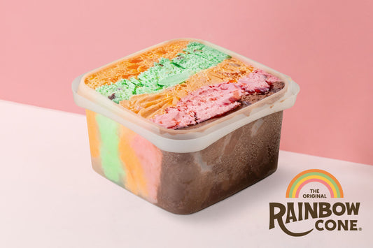 The Original Rainbow Cone Ice Cream