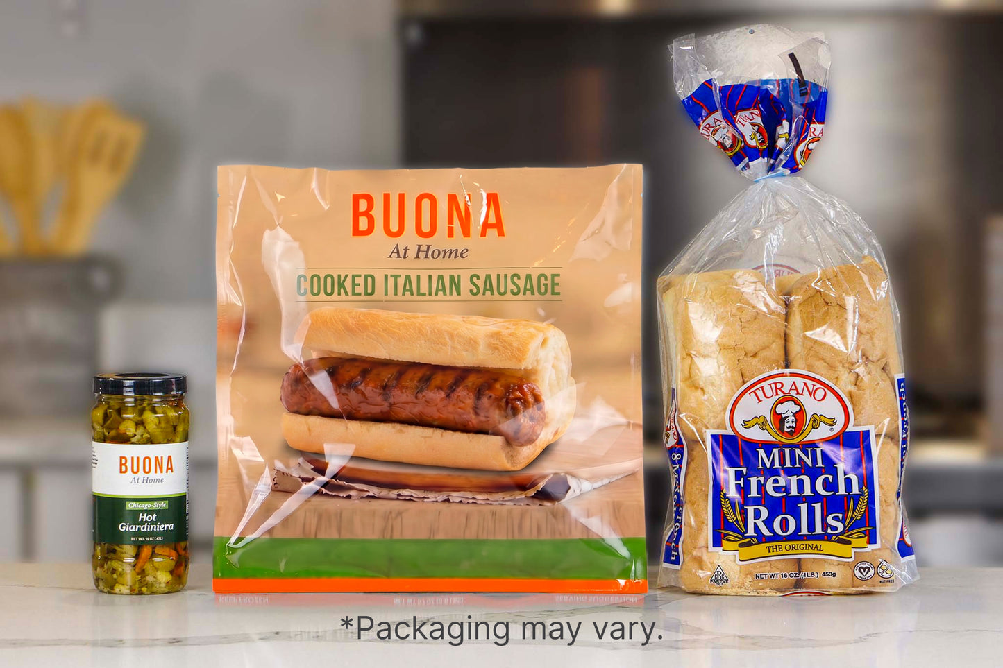 Buona Italian Sausage Sandwich Kits