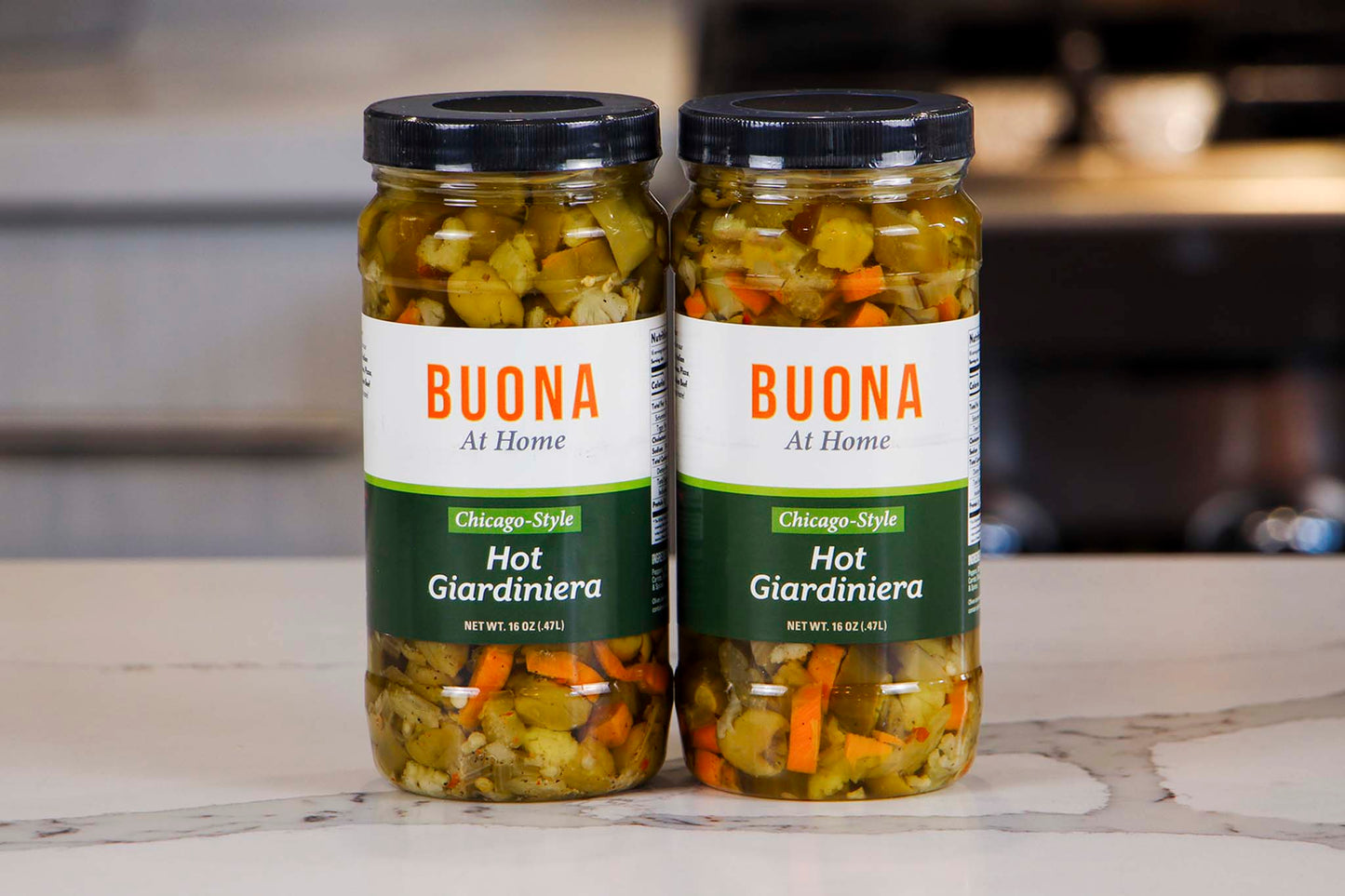Buona's Chicago Hot Giardiniera (2 Pack)