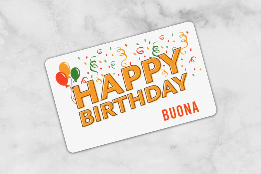 Buona Beef 'Happy Birthday' Gift Card