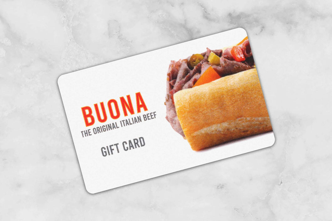 Buona Beef Physical Gift Card